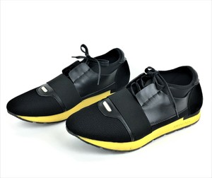 black leather runners