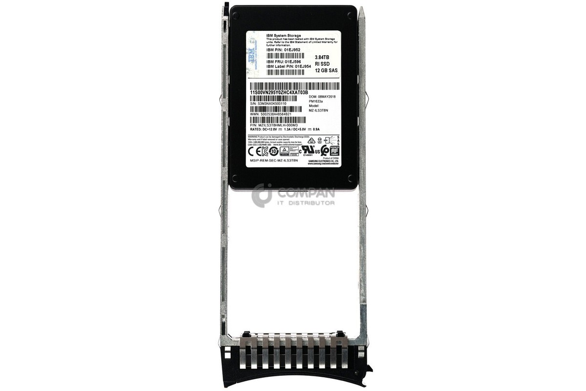 01EJ596 IBM FLASH SSD 3.84TB SAS 12G 2.5 01EJ596 IBM FLASH SSD 3.84TB SAS 12G 2.5