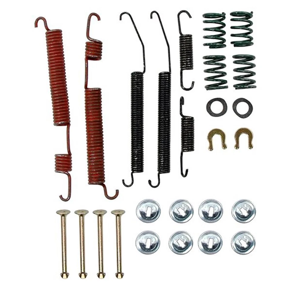 Rear Brake Drum Brake Shoes Hardware Spring Kit Fits 1995-1998 Mitsubishi Galant - Image 4 of 4