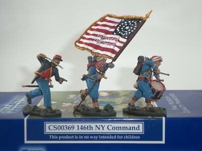 COLLECTORS SHOWCASE CS00369 146TH NEW YORK GARRARD'S TIGERS COMMAND FIGURENSET
