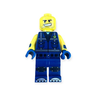 The LEGO Movie Rex Dangervest Minifigure No Hair