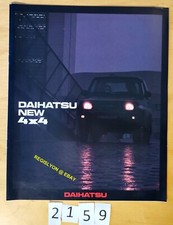 DAIHATSU FEROZA 4X4 Prospectus Anglais 8 pages 1989