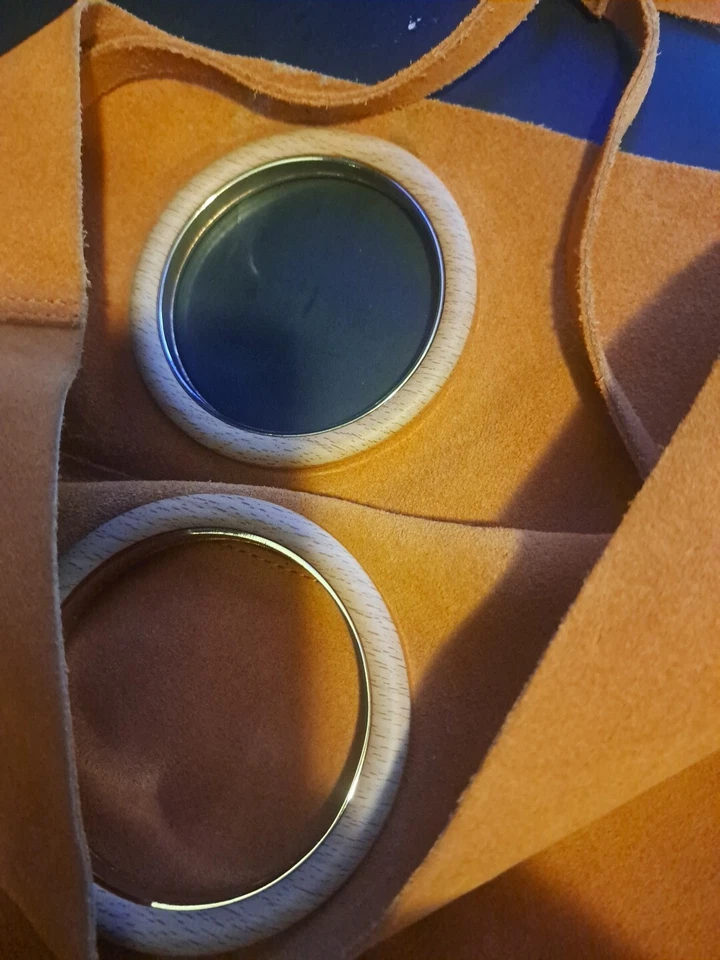 Bandolera Zara Trafaluc Amarillo Mostaza Gamuza Plateada Asa Redonda  Foto 3 de 4