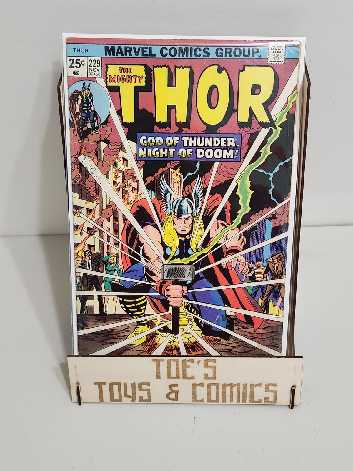 THE MIGHTY THOR #229 1ST App Shade-Thralls 1974 HULK 181 AD, 1st App Wolverine🔥