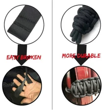 Pair For Jeep Wrangler JK/YJ/TJ Car Door Limiting Straps Belt Sets Accessories