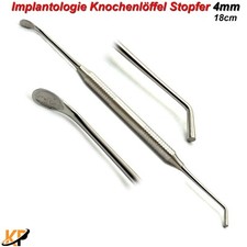 Łyżka kostna Bone Packer 4mm Korek Chirurgia stomatologiczna Budowa kości Implantologia