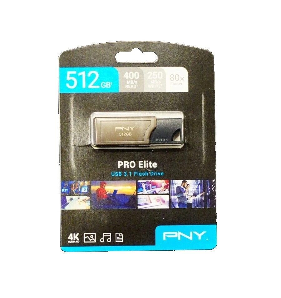 Las unidades flash USB de 512 GB PNY