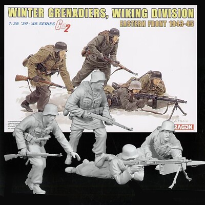 DRAGON 6372 1/35  WINTER GRENADIERS, WIKING DIVISION, 1943 - 45 MINIATURE KIT