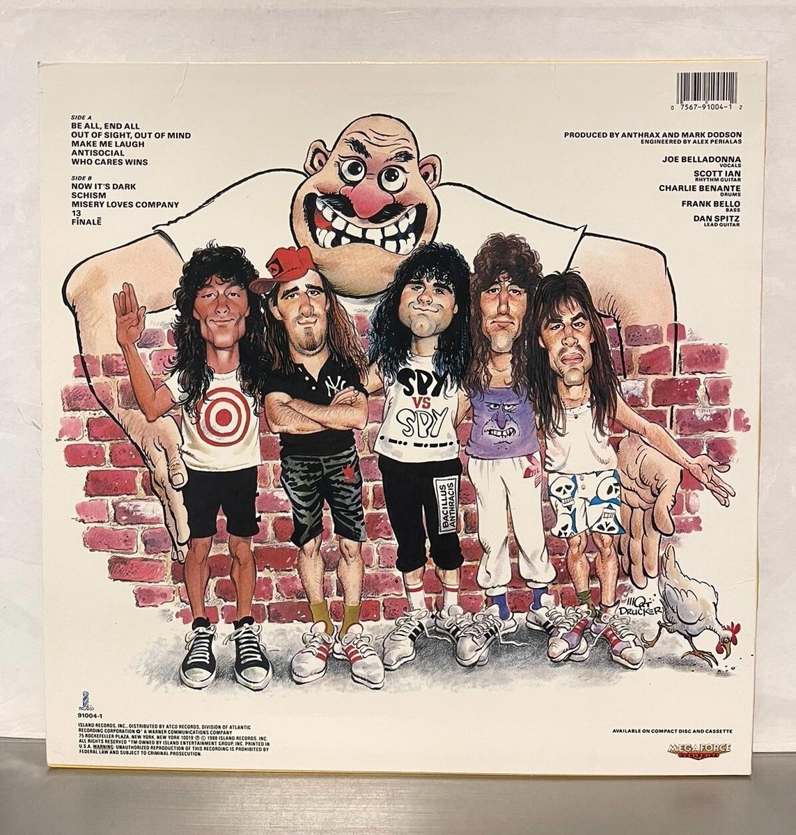 Original US 1988 ANTHRAX State Of Euphoria LP Thrash Metal VINYL