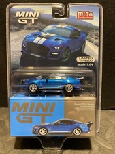1/64 MINI GT MIJO EXCLUSIVES FORD MUSTANG SHELBY DRAGON SNAKE CONCEPT BLUE