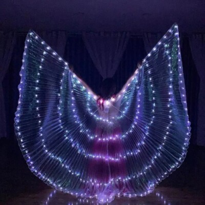 Belly Dance LED Wings LED Isis Wing Wedding Party Show Dance Accessories Women 