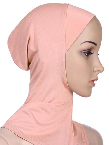 Women Muslim Underscarf Inner Cap Hijab Headwrap Indian Soft Turban Ramadan - Picture 6 of 30