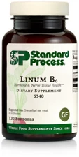 Standard Process Linum B6 Whole Food Hormone Support, 120 Softgels