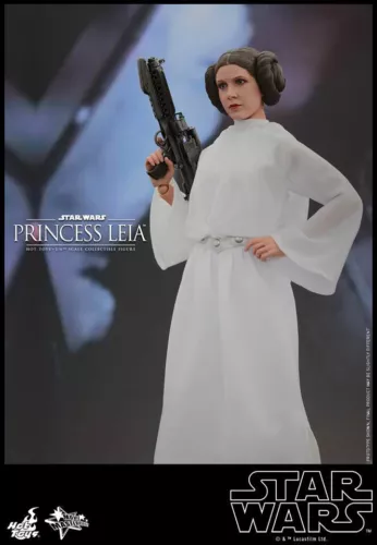 STAR WARS: EPISODIO IV - PRINCESA LEIA + FIGURA DE ACCIÓN DROIDE EXTRA HOT TOYS MMS 298