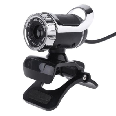 Webcam 480P Video Web Camera with Microphone USB Plug and