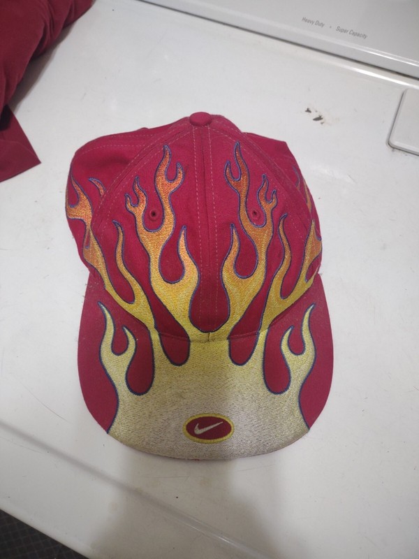 Vintage Nike Flame Strapback Hat