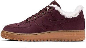 nike air force 1 burgundy mens