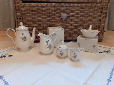Nikko Tableware Vanessa blue Peony 5 Artikel