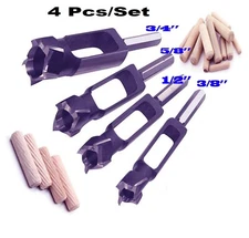 Wood Tenon Dowel Plug Cutter Woodworking Tenon Drill Bit for Carpentry Furniture