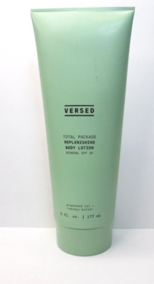 VERSED TOTAL PACKAGE REPLENISHING BODY LOTION SPF 30 6 OZ