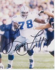Leon Lett  8x10 Signed Photo w/ COA Dallas Cowboys #1