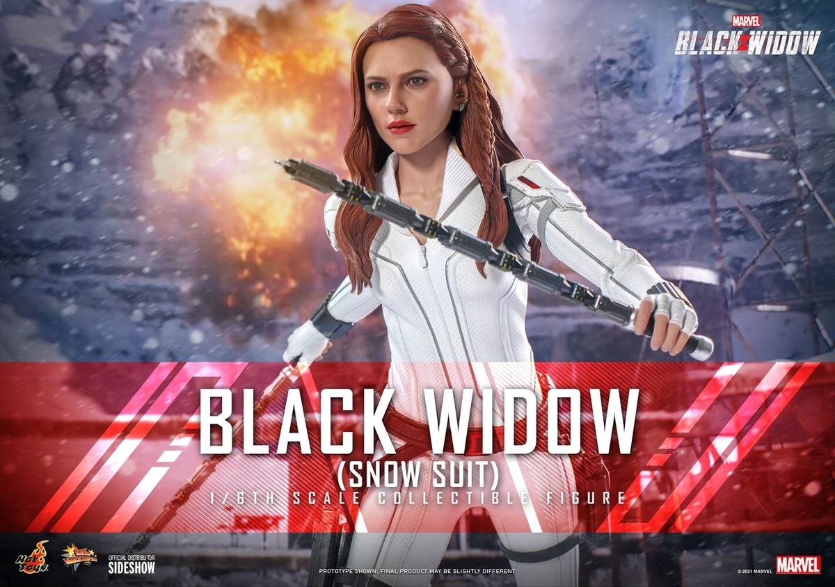 Hot Toys Black Widow (Snow Suit Version) 1/6 Scale Figure | eBay