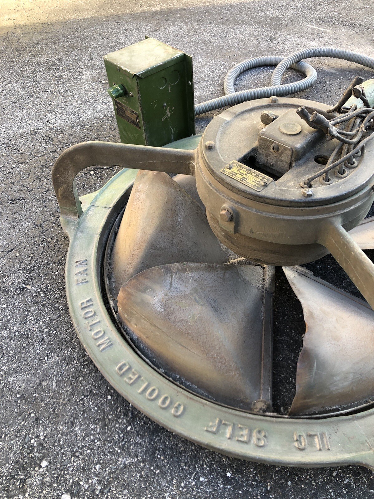 24” ILG Electric Ventilating Co Self Cooled Motor Fan Ventilator ehaust