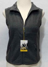 Edwards Women's Mirco Fleece Dark Gray Vest 5xl New