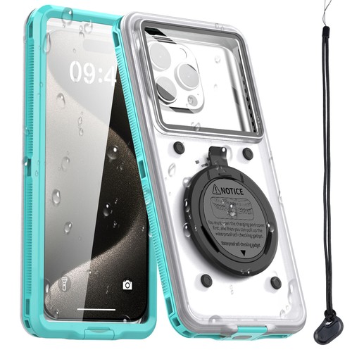 Waterproof Diving Self Check Case Cover for Xiaomi Redmi Note 13/12/11/10/9 Pro - Picture 10 of 12