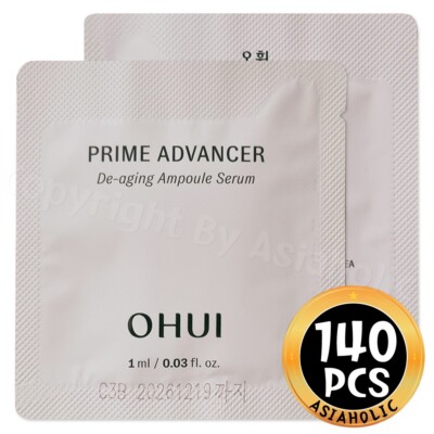 O HUI Prime Advancer De-aging Ampoule Serum 1ml x 140pcs (140ml) Sample Newest