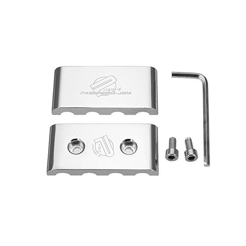 Engine Spark Plug Wire Cable Separator 7/8mm Aluminum Divider Clamp Loom SILVER - Foto 11 di 11