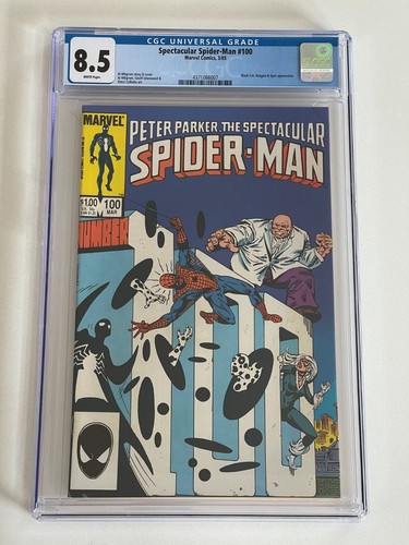 Spectacular Spider-Man #100 CGC 8.5 2nd Appear THE SPOT Across the Spider-verse