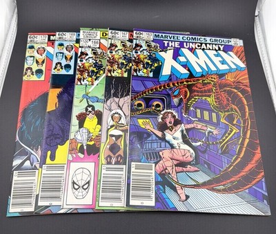 Uncanny X-Men 163 166 167 169 170! Many Key Issues! Nice Copies! Marvel!