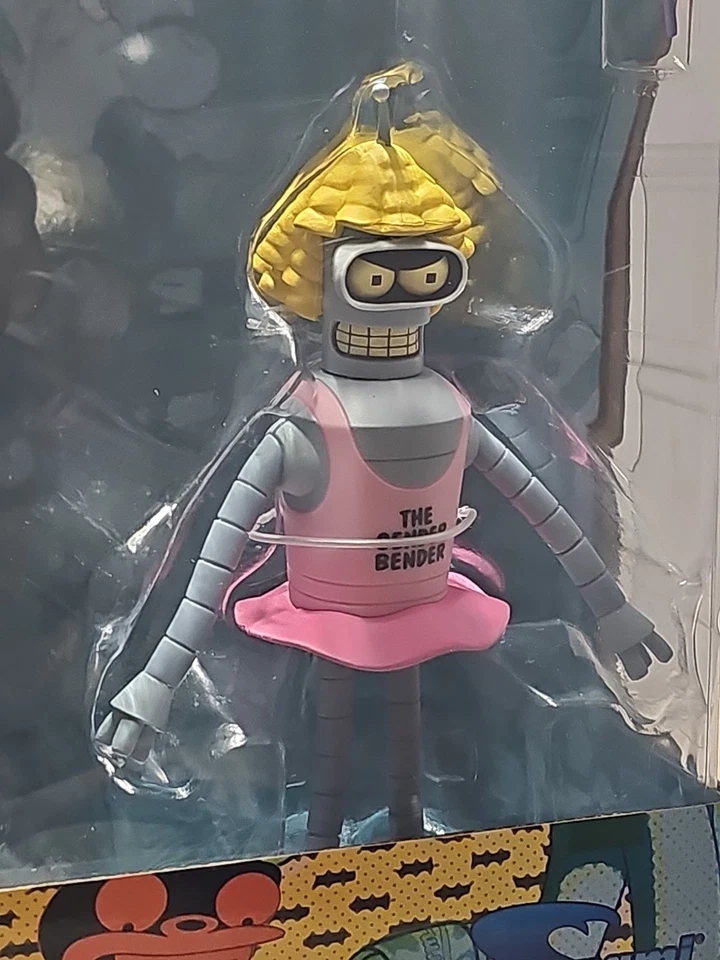 Futurama Toynami Destructor & Gender Bender JUEGO DE CAJA DE LUJO NUEVO EN PAQUETE Foto 2 de 4