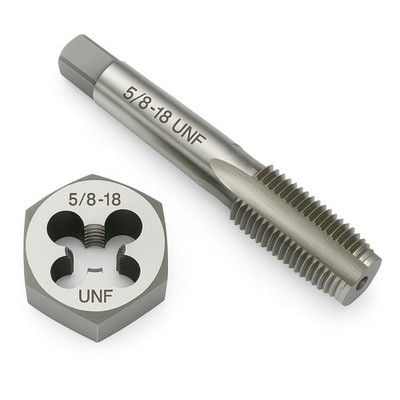 5/8-18 Thread Tap, Die Set, HSS Tap, GCr15 Alloy Steel Hex Die, Right Hand