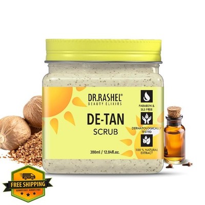 DR.RASHEL De-Tan Face Body Scrub 12.84oz Tan Removal Blackhead