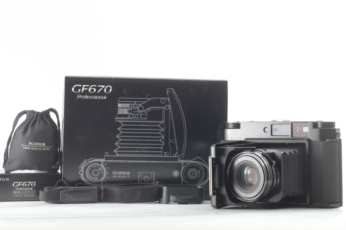 Top MINT IN BOX] Fuji Fujifilm GF670 Pro Black Medium Format