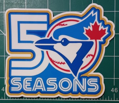 Toronto Blue Jays 50th Season All-Weather Vinyl Decal