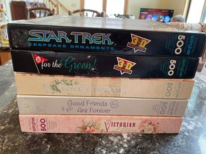 VTG Springbok Puzzle Lot of 5, all 500 pieces, 4 COMPLETE/1 NEW!