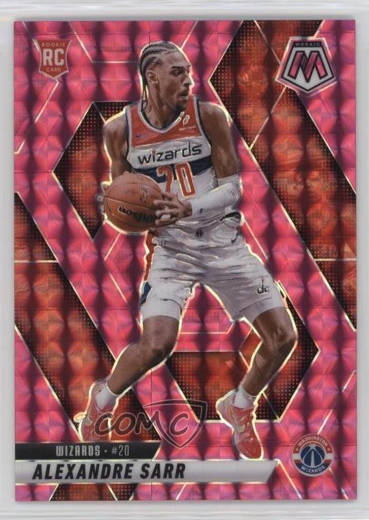 2024 Panini Mosaic Rookies Pink Prizm 10/175 Alexandre Sarr #216 Rookie RC 1oq1