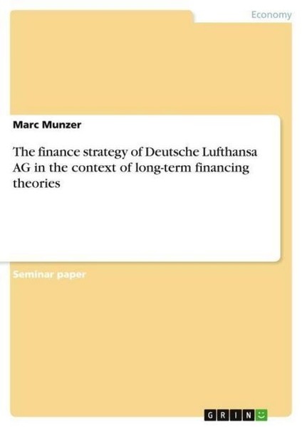 The Finance Strategy Of Deutsche Lufthansa Ag In The Context Of Long-Term F-image