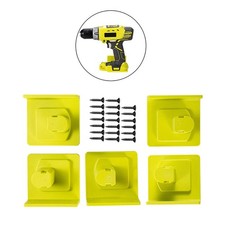 5Pcs Tool Holder Mount Wall Mount Bracket With Screw Kit For Ryobi One+ 18V
