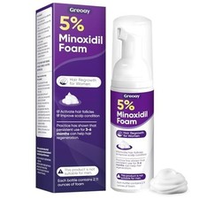 5 Minoxidil Foam for Women Hair Growth Foam Suitable for Hair Thinning Reced...