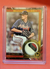 2022 Topps Museum Collection Max Fried Meaningul Material Relic #/25