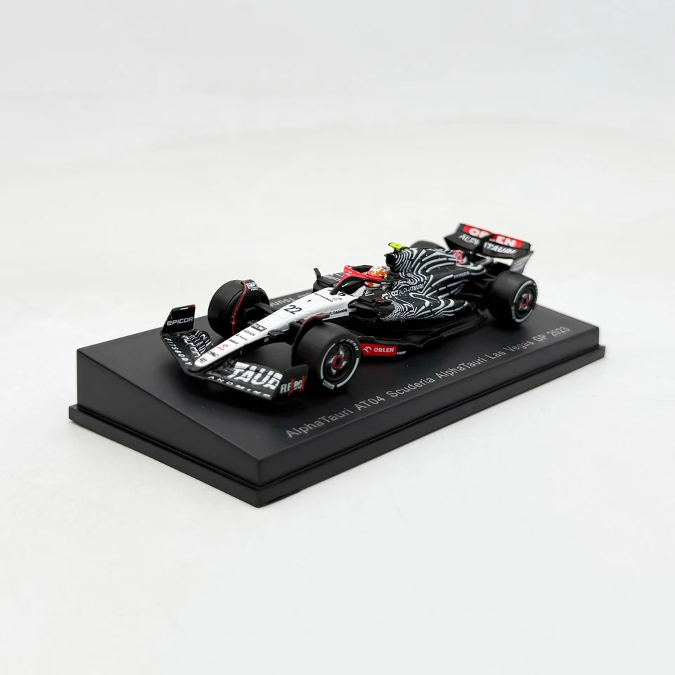 Sparky 1:64 F1 AlphaTauri AT04 #22 Yuki Tsunoda - Las Vegas GP 2023 - Y363 - Image 2 of 4
