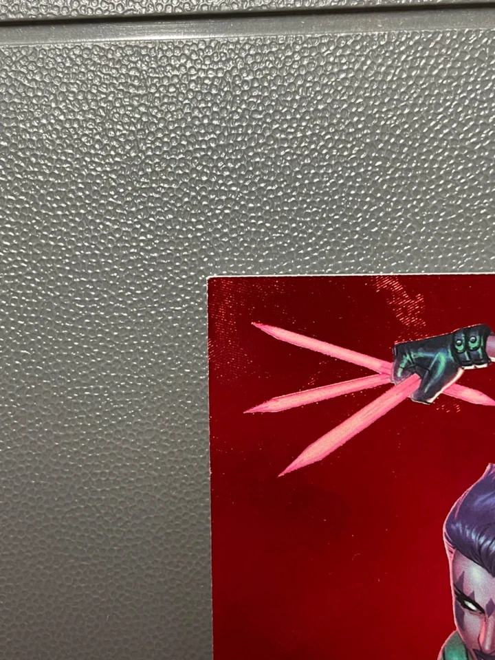 Fleer Ultra Marvel XMen Metal Blasters 2018 PMG rojo 46/99 Blink #MB38 serializado Foto 4 de 4