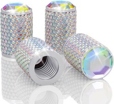 Bfxm 4pcs Car Tire Valve Stem Caps Bling Air Cap For Car Colorful