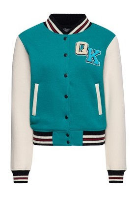 QUEEN KEROSIN Damen Collegejacke Varsity Jacket Sweatjacke Dolche Far Niente