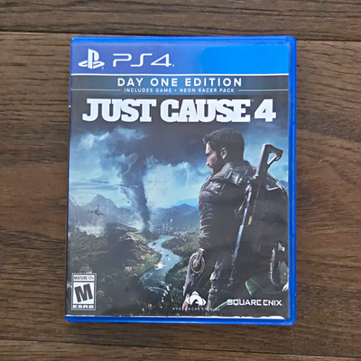 Square Enix Just Cause 4 Day One Edition PS4 M Mature In-Game Purchases
