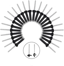 3/16" Long Grip Tri-Grip Kayak Rivets Tri-Fold Tri Bulb Mounting Rivet with Wate